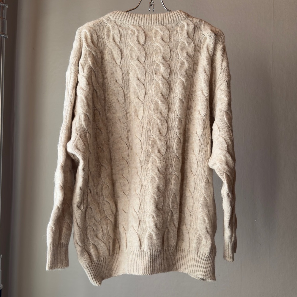 Vintage Italian Alpaca Wool Acrylic Blend Sweater - Picture 9 of 13